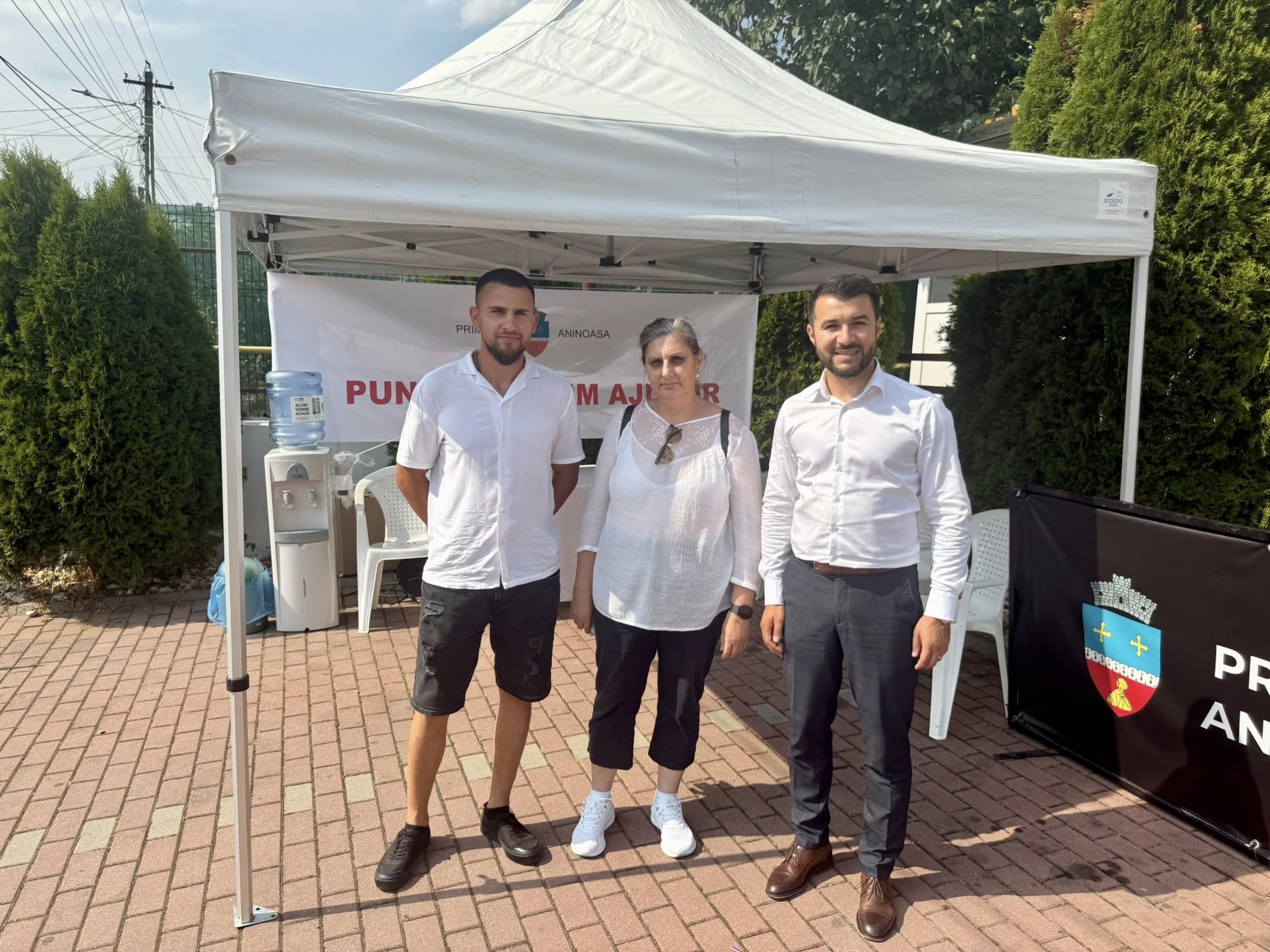 Primăria Aninoasa vine în sprijinul cetățenilor pe timpul caniculei: punct de prim ajutor deschis zilnic
