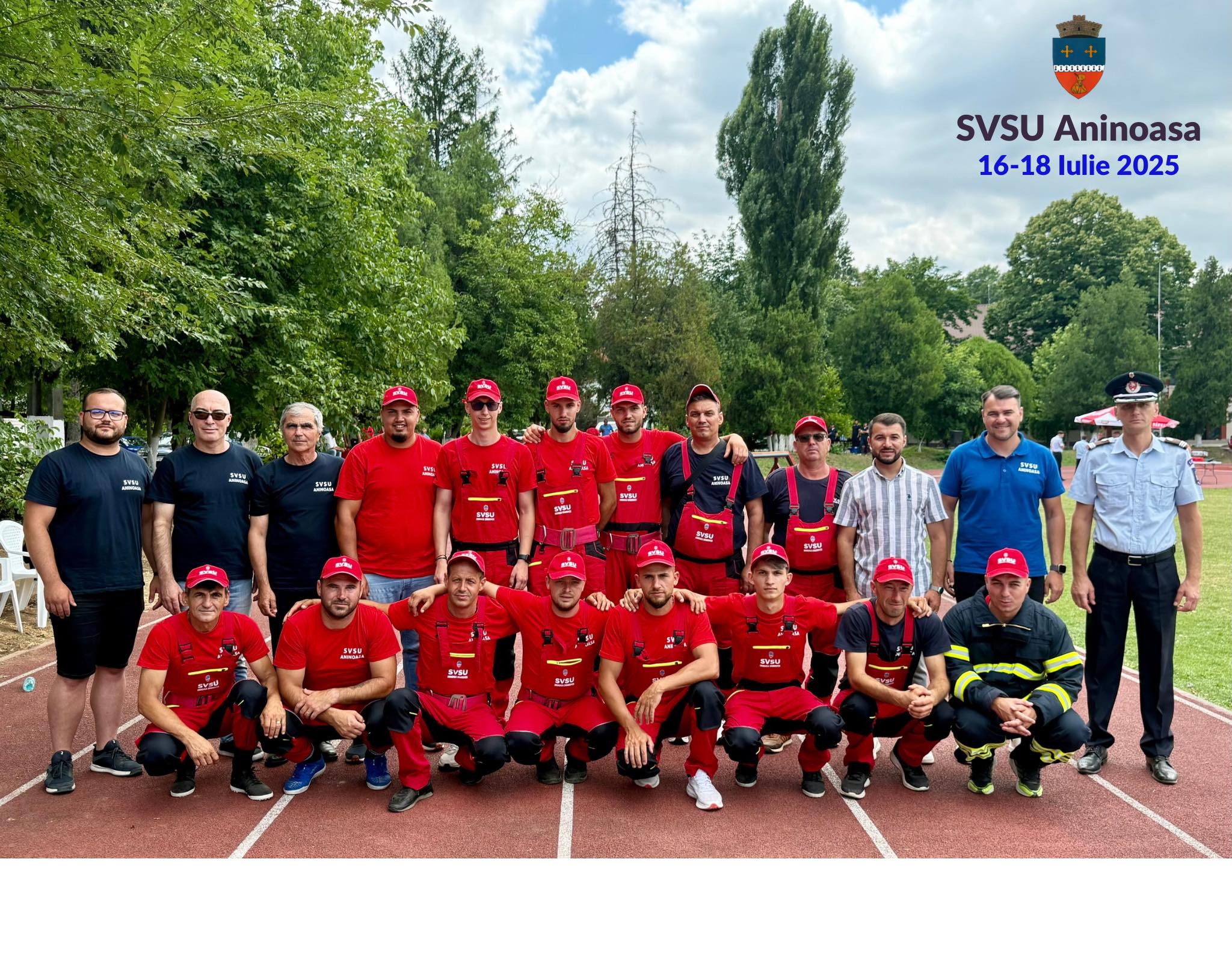 Echipa SVSU Aninoasa reprezintă județul Dâmbovița la faza interjudețeană a Concursului Profesional al Serviciilor Voluntare și Private pentru Situații de Urgență