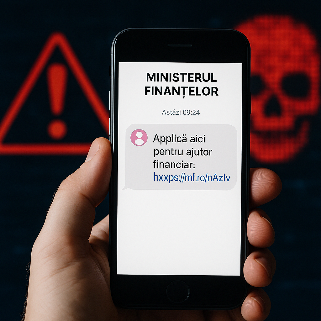 Campanie frauduloasă activă în România: utilizatori păcăliți cu promisiuni de „ajutoare financiare”