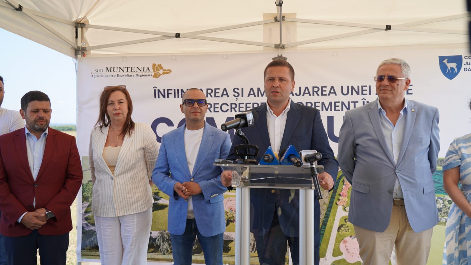 Primul contract de finanțare din Regiunea Sud Muntenia pentru infrastructura verde-albastră, semnat la Ulmi