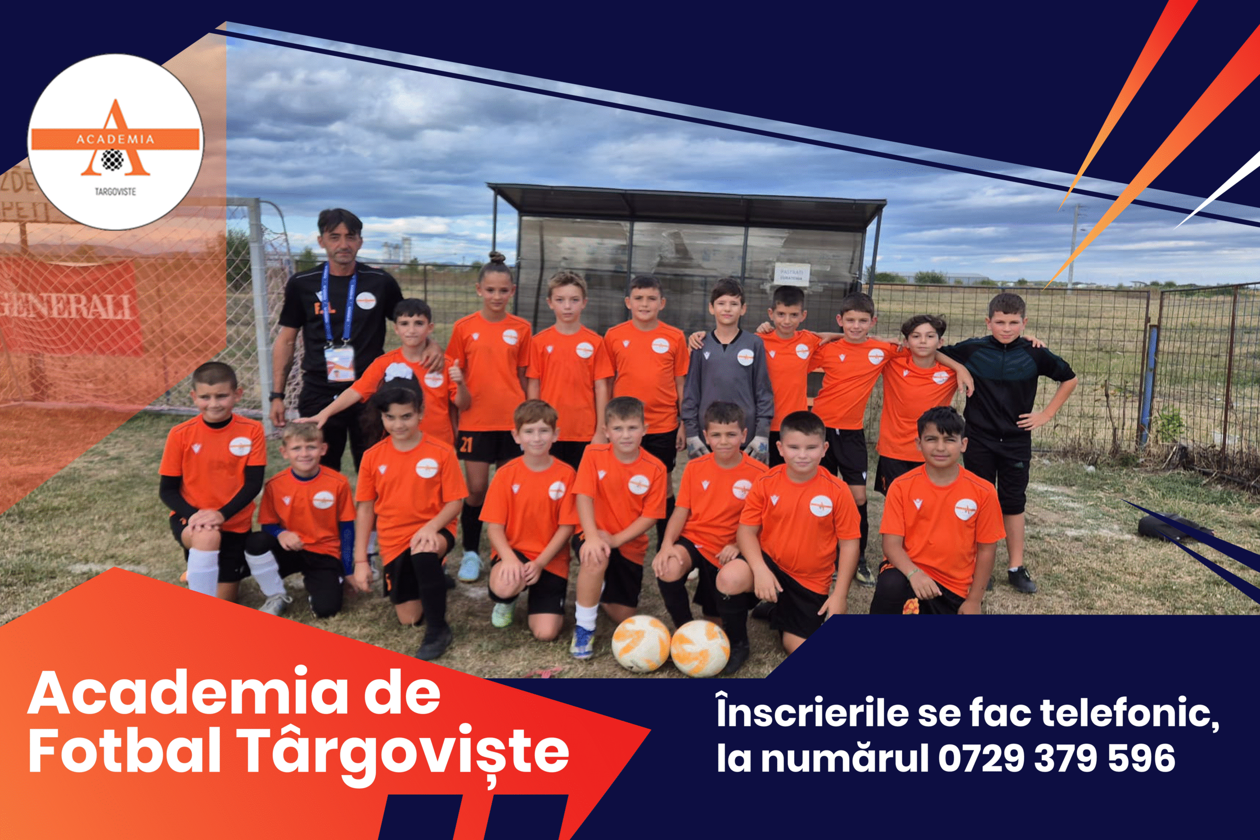 Academia de Fotbal Târgoviște recrutează viitorii campioni